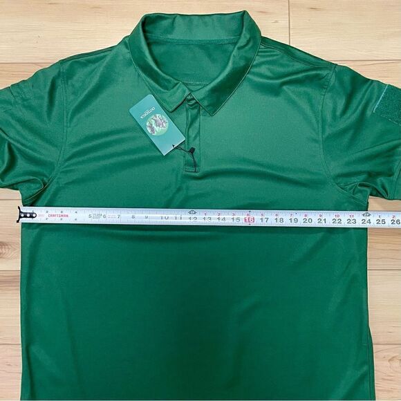 Outsideca‎ Tactical Shirt Mens 2XLHook & Loop Sleeve Patch Solid Green Shooting - Picture 7 of 15